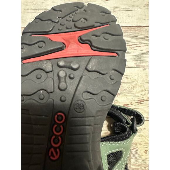 ECCO Yucatan Sandals Women's Size EU 39 8.5 Hiking Adjustable Straps Matcha Sand - Picture 8 of 8